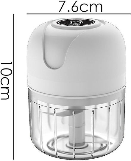 Kooper Mini Chopper mit Behälter 250ml Weiß