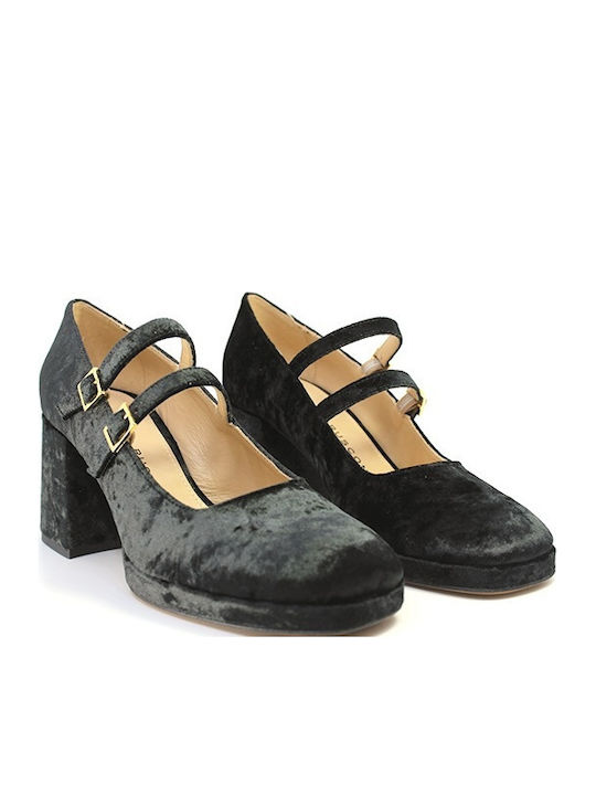 Tocuri negre din catifea Fabio Rusconi 2399 Tuscania Ciniglia Nero