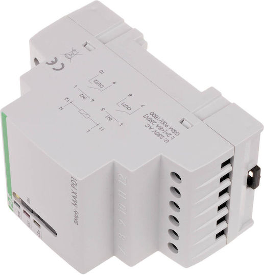 F&F Ρελέ Ράγας Ισχύος με Τάση 230V