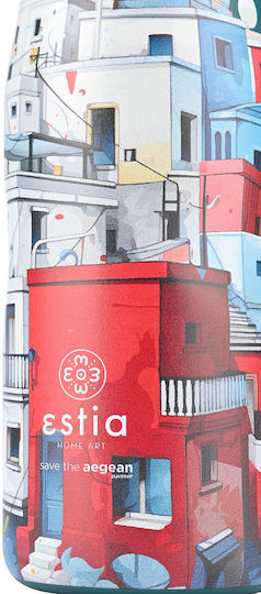 Estia Travel Flask Save the Aegean Bottle Thermos Stainless Steel BPA Free 500ml Urban mythos
