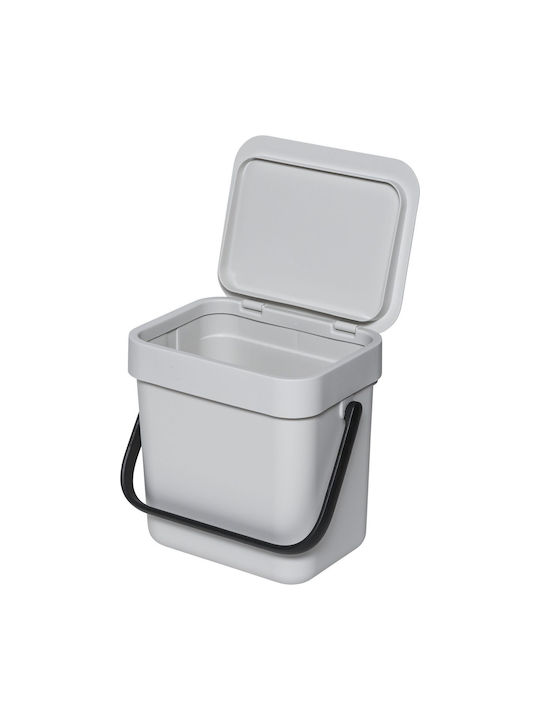 Brabantia Coș De Gunoi Sort & Go Plastic Gri 3lt