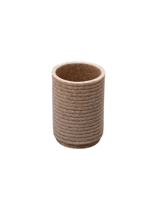 Estia Resin Cup Holder Countertop Beige