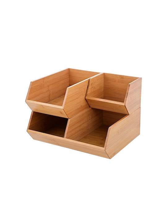 Estia Bamboo Essentials Органайзер за кола Бамбук Бежов