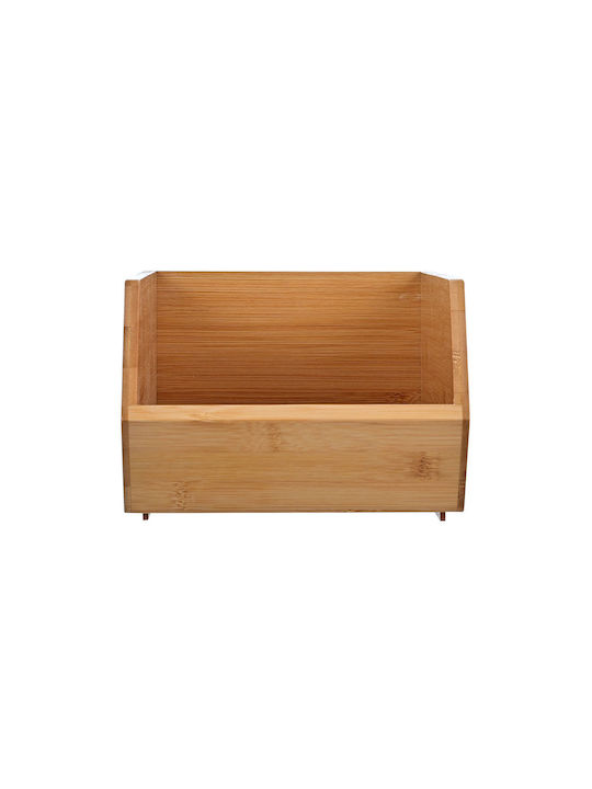 Estia Bamboo Essentials Θήκη για Βαμβάκι Μπαμπού Μπεζ