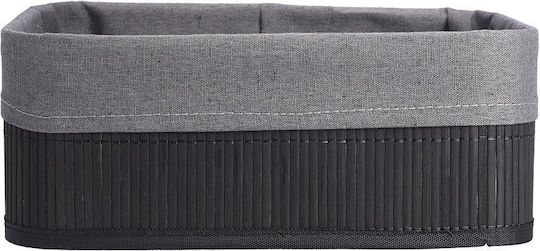 Estia Countertop Organizer Bamboo Essentials Black