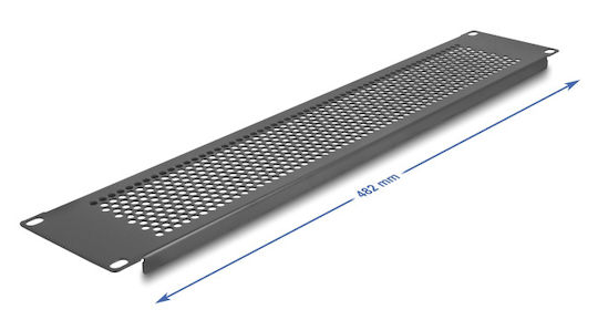 DeLock Patch Panel für Rack 2U 19" Schwarz