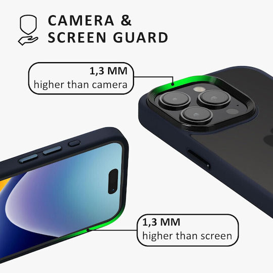 Kalibri Back Cover Πλαστικό / Σιλικόνης Μπλε (iPhone 15 Pro)