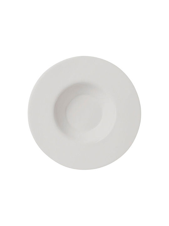 Bormioli Rocco Plate Pasta Glass White with Diameter 27cm