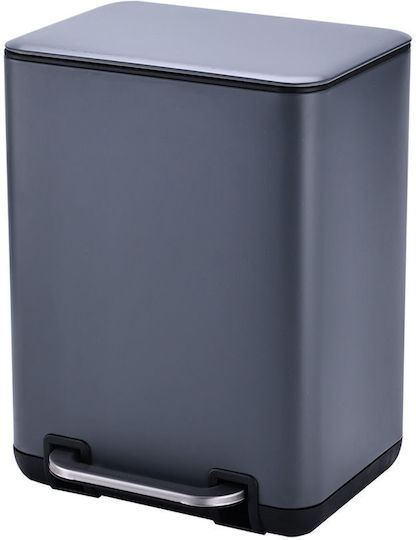 Estia Cubic Metalic Perie de toaletă Închidere lentă 6lt Estia Cubic Metalic Perie de toaletă Închidere lentă 6lt