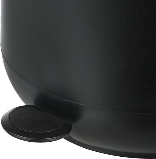 Estia Fjord Plastic Bathroom Basket Soft Close 5lt Black