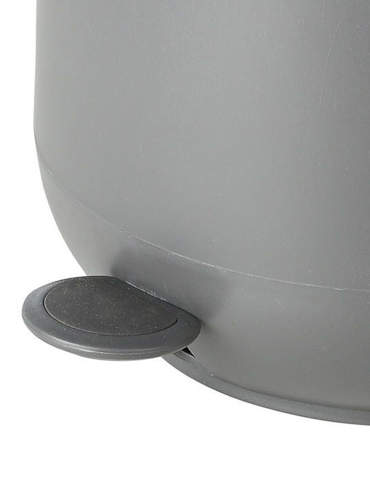 Estia Fjord Plastic Bathroom Basket Soft Close 5lt Gray