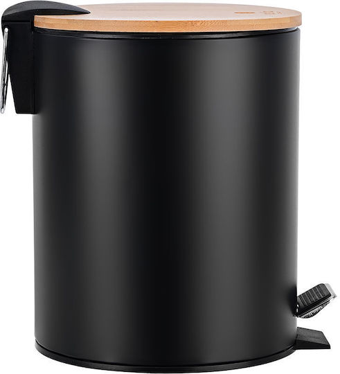 Estia Bamboo Essentials Inox Банята кошче 5лт Черен