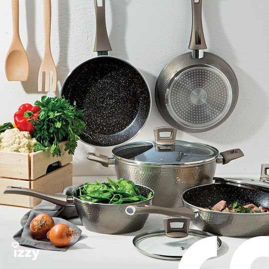 Izzy Onyx Τηγάνι από Αλουμίνιο με Επίστρωση από Πέτρα 26cm