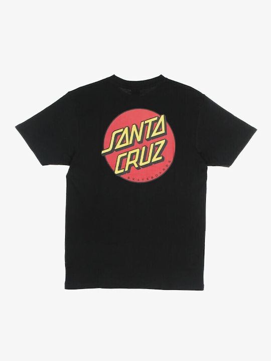 Dot Chest T-shirt Black