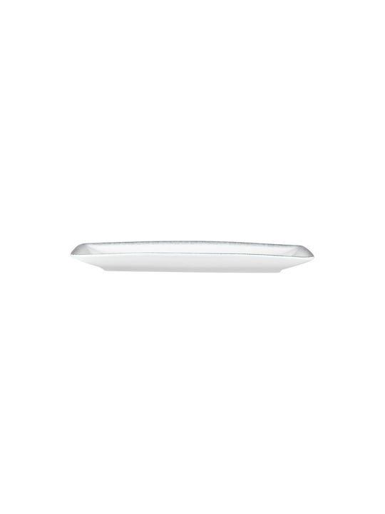 Estia Pearl Serving Platter Rectangular made of Porcelain White 31x21cm