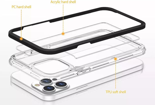 Hurtel Back Cover Plastic / Silicone 1.1mm Transparent (Galaxy A03)