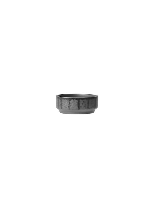Estia Dip Serving Bowl Round made of Porcelain Black with Diameter 6.5cm