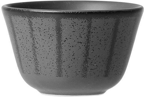 Estia Nordic Serving Bowl Round made of Porcelain Black with Diameter 9cm