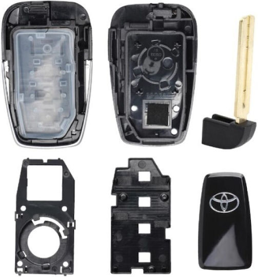 Carcasă telecomandă auto cu 2 butoane pentru Toyota