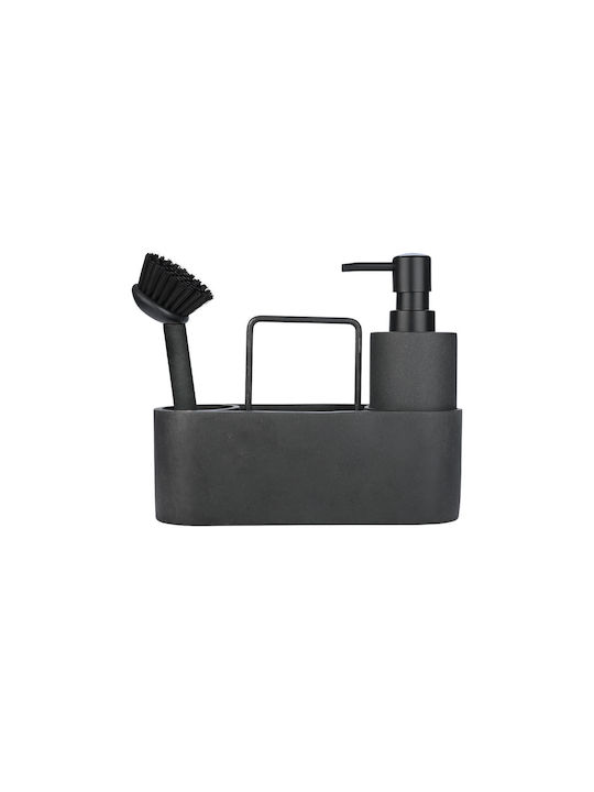 Estia Dispenser Πλαστικό με Θήκη για Σφουγγάρι Μαύρο Estia Dispenser Πλαστικό με Θήκη για Σφουγγάρι Μαύρο