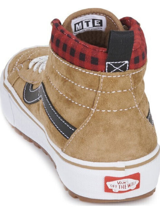 Sk8-hi Mte-1 Plaid Boots Plaid Brown / Black