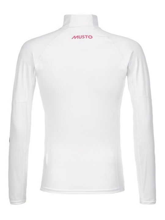 Musto Championship Ls Men's Long Sleeve Sun Protection Shirt White