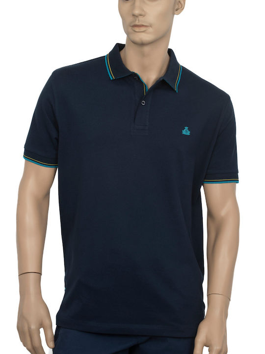 Visconti Herren Kurzarmshirt Polo BLUE