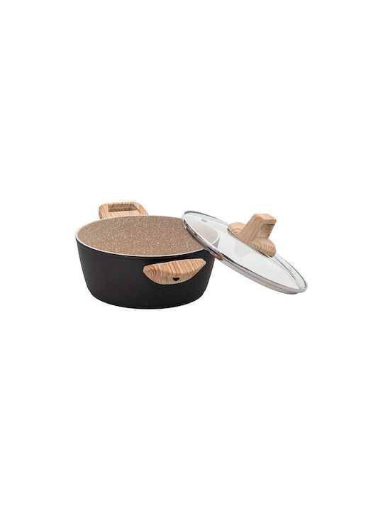 Estia Earth Βαθιά Κατσαρόλα από Αλουμίνιο 2.3lt / 20cm