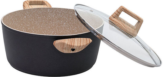 Estia Earth Tiefer Topf aus Aluminium 4.3Es / 24cm