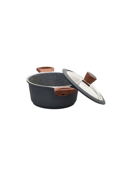 Estia Stone Deep Pot made of Cast Aluminum 2.5lt / 20cm