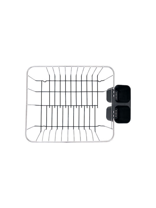 Homely Sink Strainer Metallic Silver 30x35x15cm