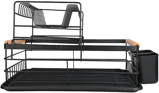 Estia Bamboo Essentials Στραγγιστήρι Νεροχύτη Μεταλλικό Μαύρο 41x30x20cm Estia Bamboo Essentials Στραγγιστήρι Νεροχύτη Μεταλλικό Μαύρο 41x30x20cm