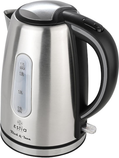 Estia Infinity Inox Електрическа Кана 1.7л 2200W Сребриста