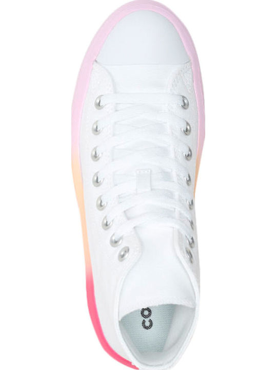 Chuck Taylor All Star Move Platform Damen Stiefel White / Stardust Lilac