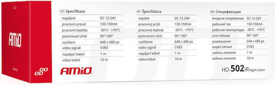 Digital IQ Cameră auto pentru mersul înapoi cu vedere pe timp de noapte Universal