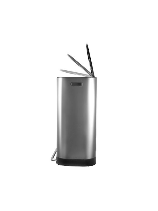 Estia Soft Close Waste Bin Waste made of Stainless Steel Silver 60lt 1pcs