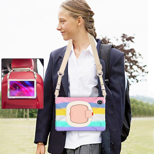 Back Cover Durable for Kids Multicolour Lenovo Tab M10 Plus TB-X606F