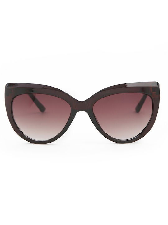 V-store Women's Sunglasses with Brown Frame and Brown Lens 20.505BROWN