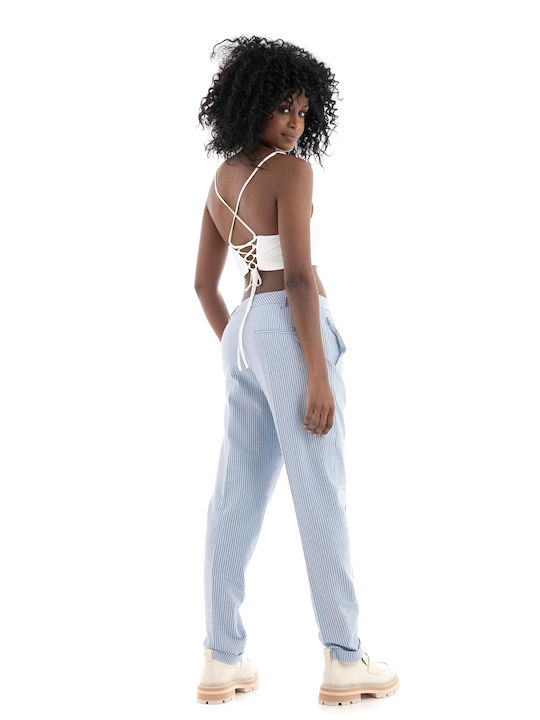 Only Women's Summer Crop Top with Straps White