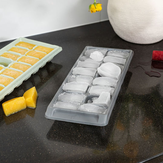 Kunststoff Eiswürfelform mit 16 Schlitzen Saurer Apfel