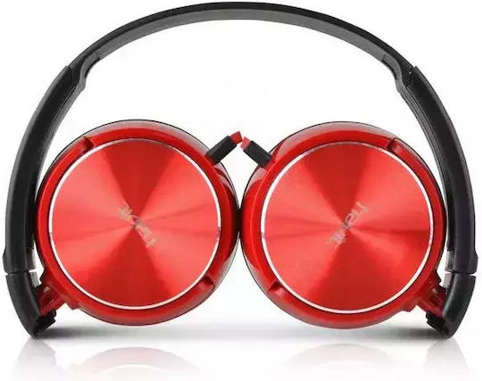 Havit Wired Over Ear Headphones Red H2178RD