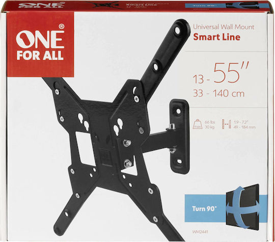 One For All WM 2441 Επιτοίχια έως 55" και 30kg