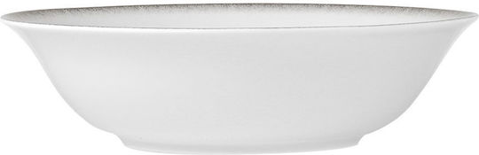 Estia Pearl Porcelain Salad Bowl White 23x23cm
