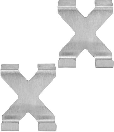 Estia Agățătoare Pentru Uși 2 Locuri Metalică 2 Bucăți
