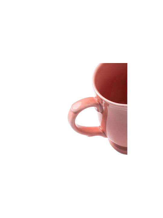 Estia Athénée Porcelain Cup Pink 340ml