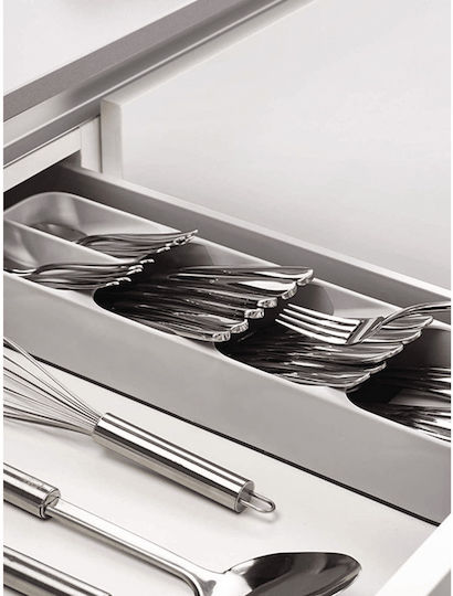 TnS Drawer Cutlery Tray Plastic 39x11x5cm White