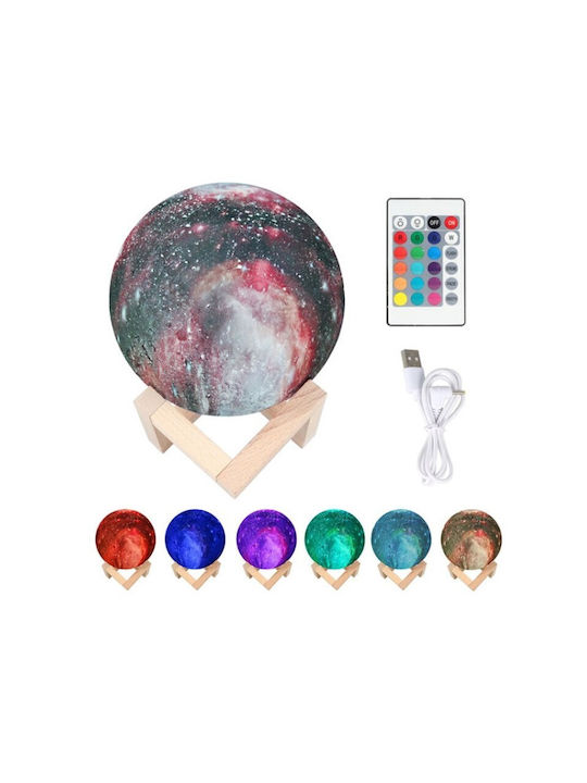 Διακοσμητικό Φωτιστικό LED Moon Light 3εκ.