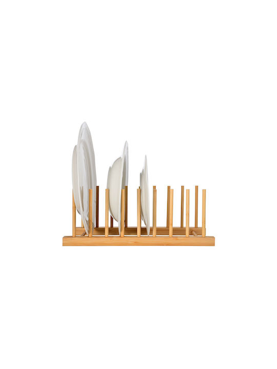 Estia Bamboo Essentials Πιατοθήκη Ντουλαπιού Ξύλινη σε Καφέ Χρώμα
