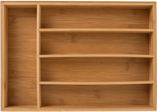 Estia Drawer Cutlery Tray Bamboo Essentials Wooden 33x23x4.5cm Brown