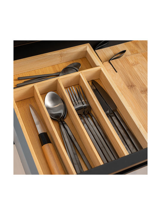Estia Bamboo Essentials Разделител за Чекмедже за Прибори 3 Броя